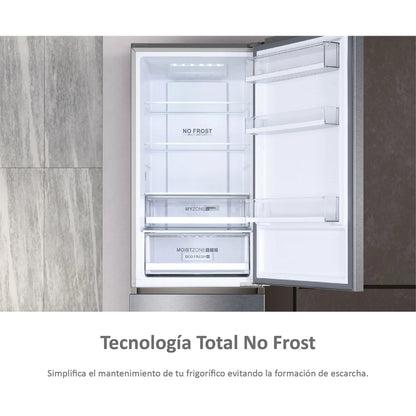 Frigorífico combi - Haier 3D 60 Series 3 A3FE737CGJ, No Frost, 200 cm