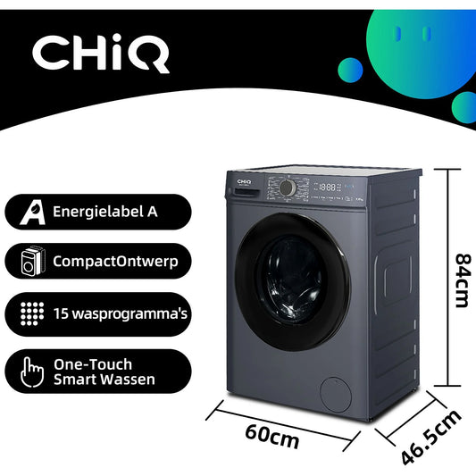 Lavadora carga frontal - CHIQ CW07123863AX, 7 kg
