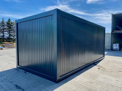 Contenedor de oficina reconvertido de 18 m²