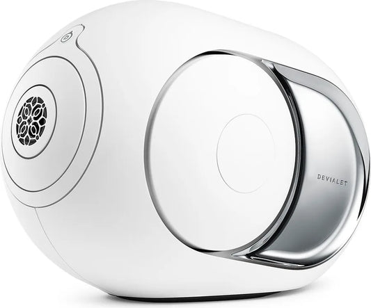 Devialet Phantom I 103 dB Cromo + Treepod Blanco mate