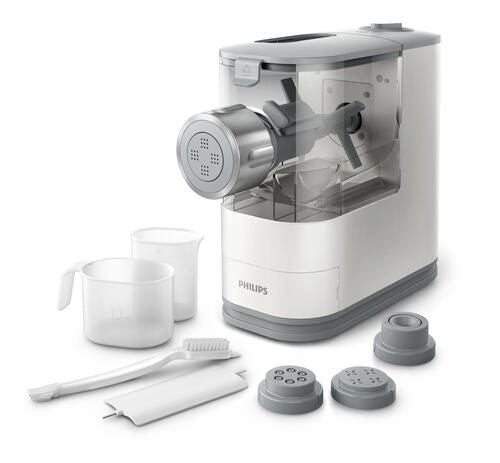 Phillips máquina de pasta automática compacta - 4 formas - Blanca
